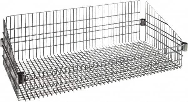 Quantum Storage - Wire Basket Unit - 36" Wide x 18" Deep x 10" High, - Benchmark Tooling