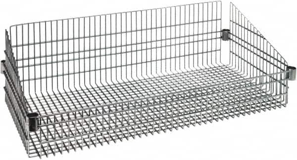 Quantum Storage - Wire Basket Unit - 36" Wide x 24" Deep x 10" High, - Benchmark Tooling