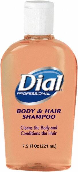 Dial - 7.5 oz Bottle Peach Hair & Body Wash - Clear Amber - Benchmark Tooling