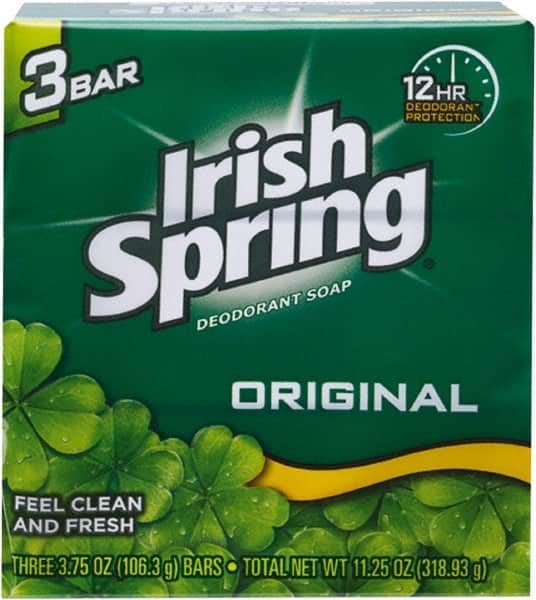 Irish Spring - 3.75 oz Box Bar Soap - Green, Original Scent - Benchmark Tooling