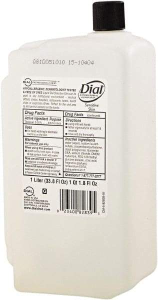 Dial - 1 L Dispenser Refill Liquid Soap - Clear, Pleasant Fragrance Scent - Benchmark Tooling