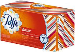 Case of (24) 180-Sheet Flat Boxes of White Facial Tissues 1 Ply