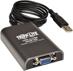 Tripp-Lite - Dual-Monitor Adapter - USB Connector, Black, Use with Cabling and Video Applications - Benchmark Tooling