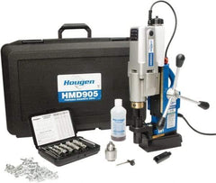 Hougen - 2" Travel, Portable Magnetic Drill Press - 250 & 450 RPM, 9 Amps, 1.5 hp, 1035 Watts - Benchmark Tooling