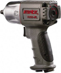 AIRCAT - 3/8" Drive, 10,000 RPM, 500 Ft/Lb Torque Impact Wrench - Pistol Grip Handle, 1,350 IPM, 6 CFM, 90 psi, 1/4" NPT Inlet - Benchmark Tooling