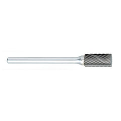 ‎SE-51 -6mm × 9mm LOC × 6mm Shank × 50mm OAL Egg Shape Carbide Medium Right Hand Spiral Burr - Benchmark Tooling