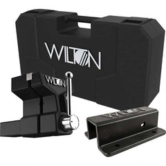 Wilton - 6" Jaw Width x 5-3/4" Jaw Opening, 5" Throat Depth, Bench & Pipe Combination Vise - Benchmark Tooling