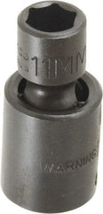 Proto - 3/8" Drive 11mm Standard Universal Impact Socket - 6 Points, 2" OAL - Benchmark Tooling