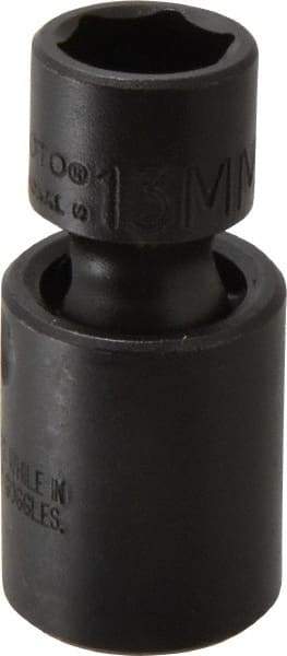 Proto - 3/8" Drive 13mm Standard Universal Impact Socket - 6 Points, 2" OAL - Benchmark Tooling