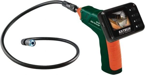 Extech - Video Borescope - 17 mm Probe Diameter, 2.4 Inch LCD Display, 480 x 234 Resolution - Benchmark Tooling