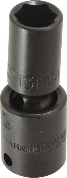 Proto - 3/8" Drive 13mm Deep Universal Impact Socket - 6 Points, 2-19/32" OAL - Benchmark Tooling