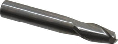 Onsrud - 3/8" Cutting Diam x 5/8" Length of Cut, 2 Flute, Upcut Spiral Router Bit - Uncoated, Right Hand Cut, Solid Carbide, 2-1/2" OAL x 3/8" Shank Diam, Bottom-Surfacing, 30° Helix Angle - Benchmark Tooling