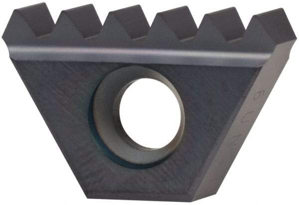 Kennametal - 6 TPI, Internal Thread, UN Standard, STN KC635M Grade Thread Mill Insert - Carbide, TiAlN Coating - Benchmark Tooling