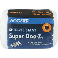 Wooster Brush - 3/4" Nap, 4" Wide Paint Roller Cover - Rough Texture, Woven - Benchmark Tooling
