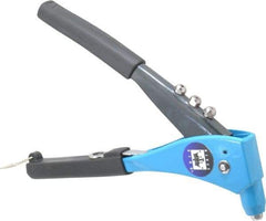 RivetKing - Right Angle Head Hand Riveter - 1/8 to 3/16" Rivet Capacity, 10-1/2" OAL - Benchmark Tooling