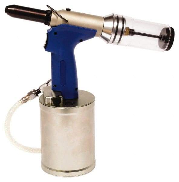 RivetKing - Up to 1/4" Capacity, Air Riveter - 1" Long Stroke, 1/4" Inlet - Benchmark Tooling