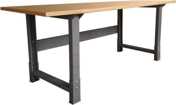 Value Collection - Industrial Work Bench - 4,000 Lb Capacity, Shop Top, Gray, 36" Wide x 34-3/4" High x 72" Long - Benchmark Tooling