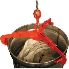 Wesco Industrial Products - 1,000 Lb Load Capacity, 30 & 55 Gal Drum Lifter - 29-1/2" Wide x 5-1/2" High, Steel Wheels - Benchmark Tooling