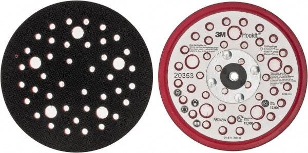 3M - 5" Diam Hook & Loop Disc Backing Pad - Firm Density, 12,000 RPM - Benchmark Tooling