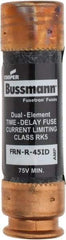 Cooper Bussmann - 125 VDC, 250 VAC, 45 Amp, Time Delay General Purpose Fuse - Fuse Holder Mount, 76.2mm OAL, 20 at DC, 200 (RMS) kA Rating, 20.6mm Diam - Benchmark Tooling