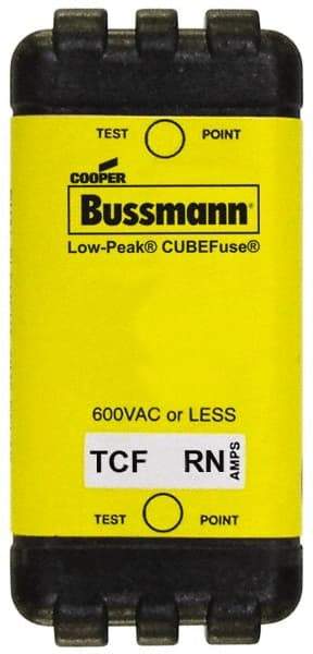 Cooper Bussmann - 300 VDC & 600 VAC, 3 Amp, Time Delay General Purpose Fuse - Plug-in Mount, 47.75mm OAL, 100 at DC, 200 (CSA RMS), 300 (UL RMS) kA Rating - Benchmark Tooling