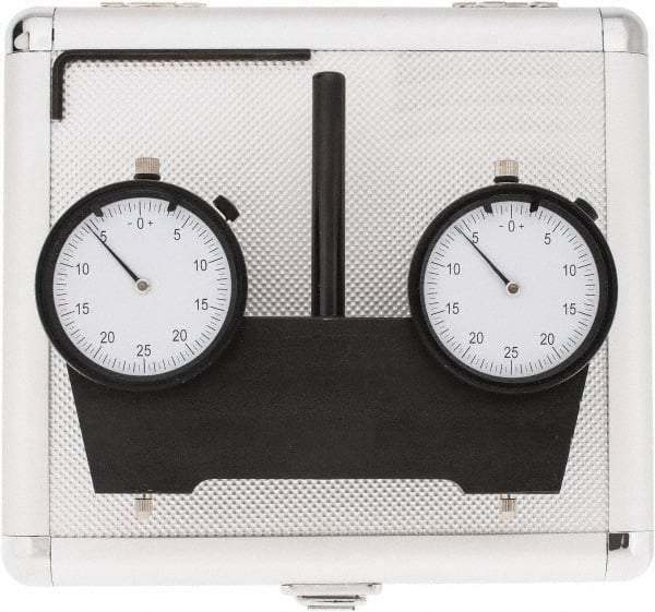 Starrett - 3/8 Inch Shank Diameter, Drop Indicator Spindle Square - For Use with Vertical Milling Machines - Benchmark Tooling