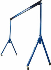 Vestil - 4,000 Lb Load Capacity, Steel Gantry Crane - 20' Span - Benchmark Tooling