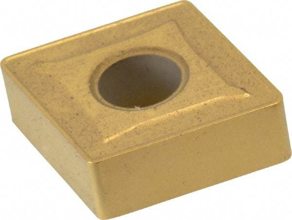 Hertel - CNMG432 R Grade HC210 Carbide Turning Insert - TiN Finish, 80° Diamond, 1/2" Inscr Circle, 3/16" Thick, 1/32" Corner Radius - Benchmark Tooling