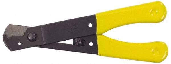 Stanley - 26 to 10 AWG Capacity Wire Stripper - 5-1/8" OAL, Vinyl Coated Handle - Benchmark Tooling