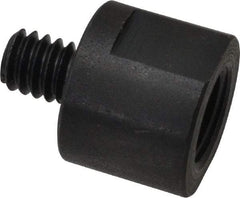 Made in USA - 3/8" Max Diam, Abrasive Disc Adapter - 1/4-20, 3/8-24 - Benchmark Tooling