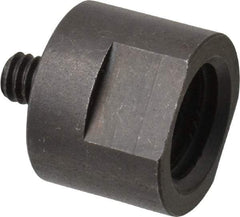 Made in USA - 5/8" Max Diam, Abrasive Disc Adapter - 1/4-20, 5/8-11 - Benchmark Tooling