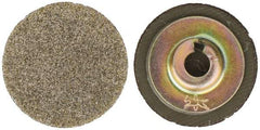 PFERD - 1" Disc Diam, 60 Grit, Diamond Quick Change Disc - Type S Attaching System, Coated, Brown, Coarse Grade, 15,500 RPM, D251 Series - Benchmark Tooling