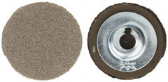PFERD - 1" Disc Diam, 120 Grit, Diamond Quick Change Disc - Type S Attaching System, Coated, Brown, Medium Grade, 15,500 RPM, D126 Series - Benchmark Tooling