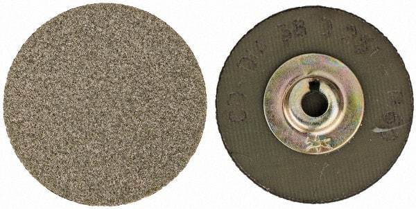 PFERD - 1-1/2" Disc Diam, 60 Grit, Diamond Quick Change Disc - Type S Attaching System, Coated, Brown, Coarse Grade, 12,500 RPM, D251 Series - Benchmark Tooling