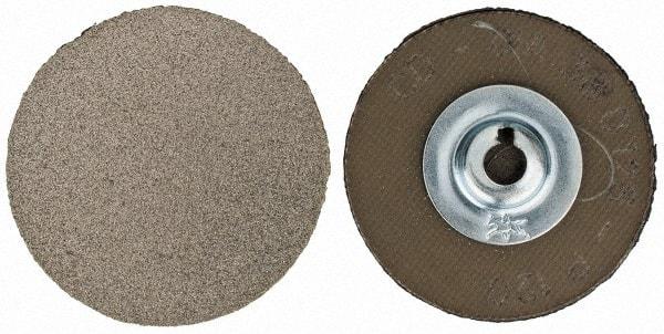 PFERD - 1-1/2" Disc Diam, 120 Grit, Diamond Quick Change Disc - Type S Attaching System, Coated, Brown, Medium Grade, 12,500 RPM, D126 Series - Benchmark Tooling