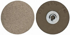 PFERD - 3" Disc Diam, 60 Grit, Diamond Quick Change Disc - Type S Attaching System, Coated, Brown, Coarse Grade, 6,300 RPM, D251 Series - Benchmark Tooling