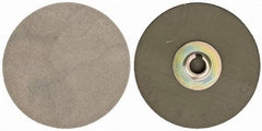 PFERD - 3" Disc Diam, 220 Grit, Diamond Quick Change Disc - Type S Attaching System, Coated, Brown, Fine Grade, 6,300 RPM, D76 Series - Benchmark Tooling