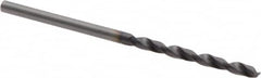 Guhring - 2.3mm 118° Solid Carbide Jobber Drill - FIREX Finish, Right Hand Cut, Spiral Flute, Straight Shank, 53mm OAL, Faceted Point - Benchmark Tooling