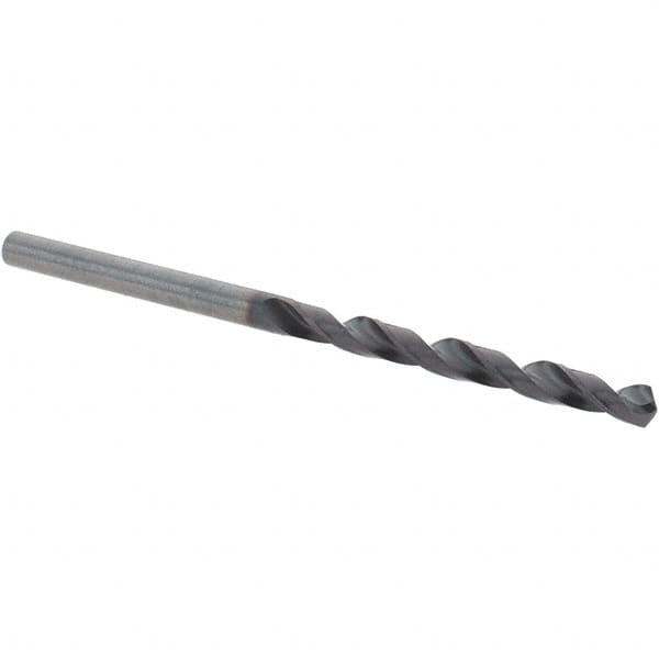 Guhring - 3.4mm 118° Solid Carbide Jobber Drill - FIREX Finish, Right Hand Cut, Spiral Flute, Straight Shank, 70mm OAL, Faceted Point - Benchmark Tooling