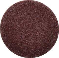 Tru-Maxx - 2" Disc Diam, 60 Grit, Aluminum Oxide Quick Change Disc - Type S Attaching System, Coated, Maroon, Medium Grade - Benchmark Tooling