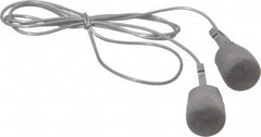 3M - Reusable, Corded, 29 dB Earplugs - Gray, No Roll - Benchmark Tooling