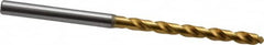 OSG - #29 130° Vanadium High Speed Steel Jobber Drill - TiN Finish, Right Hand Cut, Spiral Flute, Straight Shank, 71mm OAL, Standard Point - Benchmark Tooling