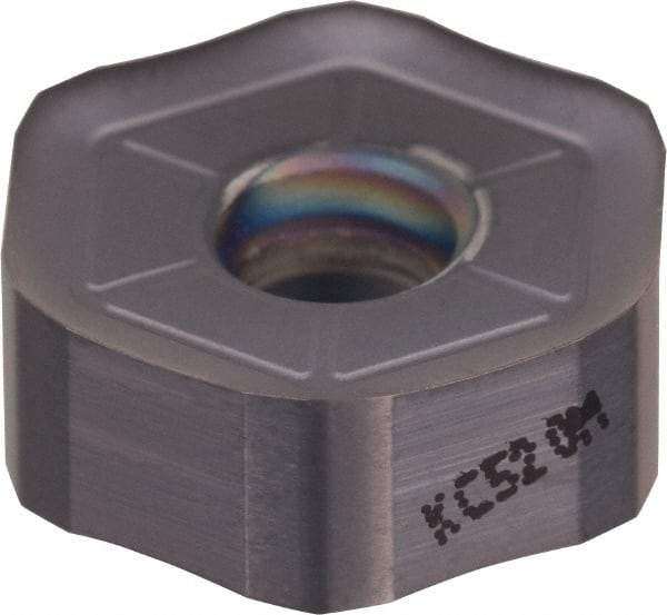 Kennametal - HNGJ535 LD Grade KC520M Carbide Milling Insert - TiAlN Finish, 0.2189" Thick, 5/8" Inscribed Circle, 1.2mm Corner Radius - Benchmark Tooling