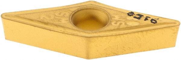 Iscar - VCMT332 SM Grade IC9150 Carbide Turning Insert - TiCN/Al2O3/TiN Finish, 35° Diamond, 3/8" Inscr Circle, 3/16" Thick, 1/32" Corner Radius - Benchmark Tooling