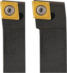 Seco - SCLC, Right Hand Cut, 95° Lead Angle, 16mm Shank Height x 16mm Shank Width, Neutral Rake Indexable Turning Toolholder - 100mm OAL, CC..09T3.. Insert Compatibility, Series Screw Lock - Benchmark Tooling
