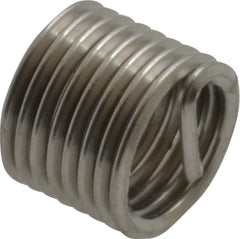 Recoil - M7x1.00 Metric Coarse, 10-1/2" OAL, Free Running Helical Insert - 8 Free Coils, Tanged, Stainless Steel, 1-1/2D Insert Length - Benchmark Tooling