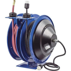 CoxReels - 50' Spring Retractable Hose Reel - 300 psi, Hose Included - Benchmark Tooling