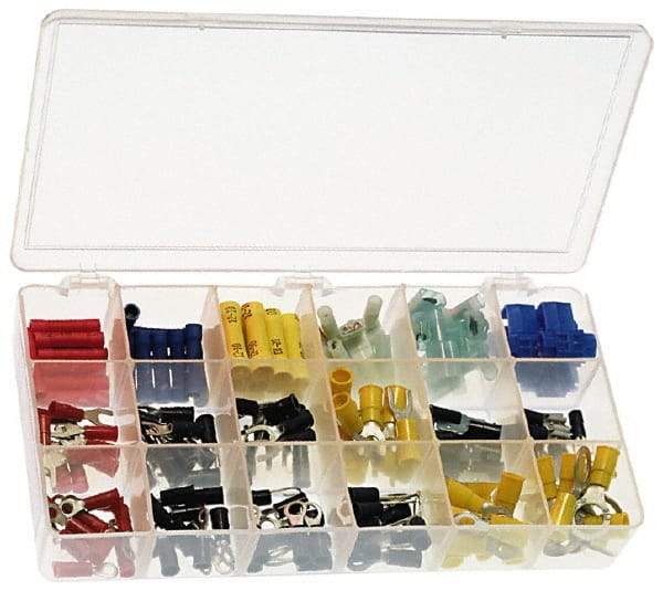 Precision Brand - 175 Piece, Electrical Terminal Fastener Kit - Benchmark Tooling