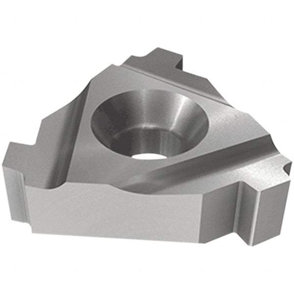 Iscar - 16IR Internal Right Hand 10 API Round Laydown Threading Insert - Grade IC908, TiAlN Coated Carbide, 9.53mm Inscribed Circle - Benchmark Tooling