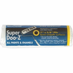 Wooster Brush - 3/8" Nap, 7" Wide Paint Roller Cover - Medium-Rough Texture, Woven - Benchmark Tooling